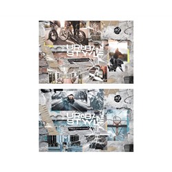 Альбом для рисования 40л., А4, на склейке ArtSpace "Стиль. Городской стиль"