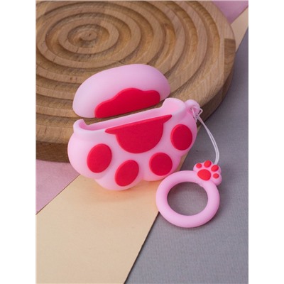 Чехол для AirPods 3 "Cat foot", pink