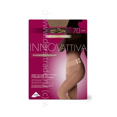 Колготки женские Innovattiva 70 Дроп Omsa 2/Caramello