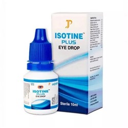 Набор Айсотин Плюс: глазные капли (5 х 10 мл), Isotine Plus Set, произв. Jagat Pharma