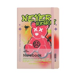 Блокнот (А5) "Bear never regret", beige (14.5*21)