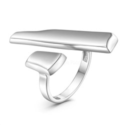 Кольцо разъёмное из родированного серебра К50121р