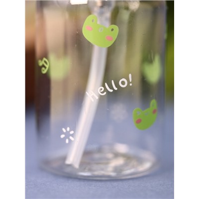 Дорожная бутылочка "Animal hello frog", green (50 ml)