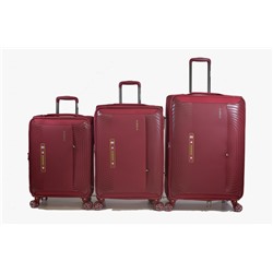 Комплект из 3 чемоданов Арт. 50157 Бордовый
