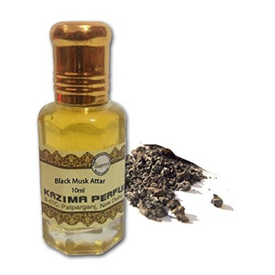 Масляные духи Черный мускус унисекс (10 мл), Black Musk Attar Perfume For Unisex, произв. Kazima