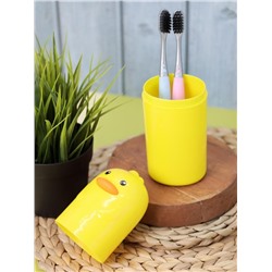 Контейнер для зубных щеток / кистей "Little duck", yellow
