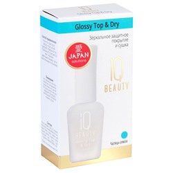 Зеркальное защитное покрытие и сушка Glossy Top & Dry, IQ BEAUTY   12,5 мл