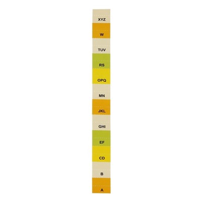 Папка на резинке А65, 12 отделений, узоры, синяя