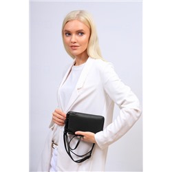 Женская сумка-портмоне на плечо, цвет черный