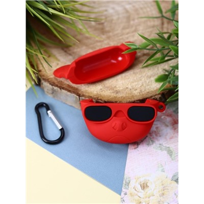 Чехол для AirPods 3 "Cool dog", red