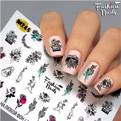 Fashion Nails, Слайдер-дизайн M245