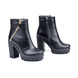 Женские кожаные ботинки V.Arimany V977 Черный: Под заказ