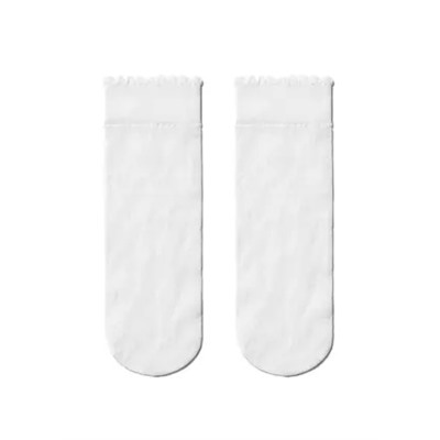 Носки для девочек нарядные fiori белые