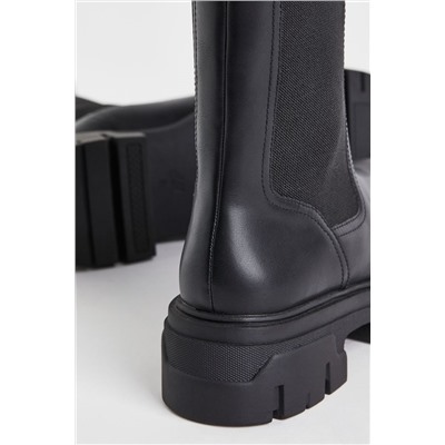 Calf-length boots