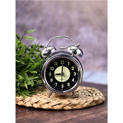 Часы-будильник «ChronoRise», silver