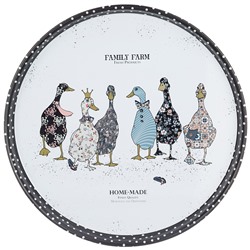 ПОДНОС СЕРВИРОВОЧНЫЙ AGNESS "FAMILY FARM" 33*2,1 СМ