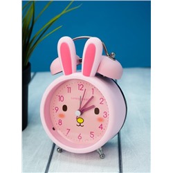 Часы-будильник «Cute rabbit», pink (6х9,5 см)