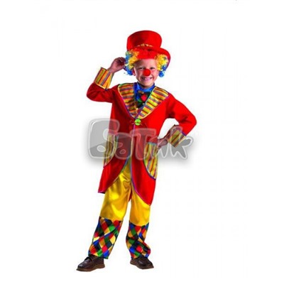 Детский карнавальный костюм Клоун Франт красный  (К-премьер) 926