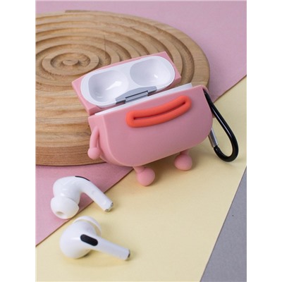 Чехол для AirPods Pro "Lazy frog", pink