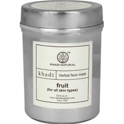 Khadi Herbal Face Mask Fruit for All Skin Types 50g / Маска Фруктовая для Лица 50г