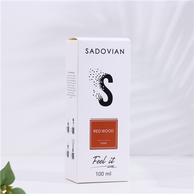 Диффузор SADOVIAN ароматический , 100 мл, RED WOOD (Красное дерево, Ветивер, Специи)