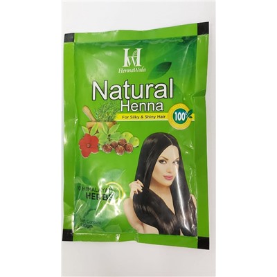 HennaWala Natural Henna for Silky & Shiny Hair 120g / Хна Натуральная в Порошкe для Шелковистости и Сияния Волос 120г