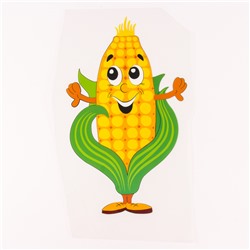 Термотрансфер «Кукуруза», набор 27,5 х 17 см 10 шт.