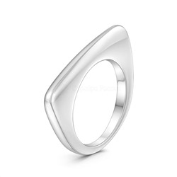 Кольцо из серебра родированное К50136р