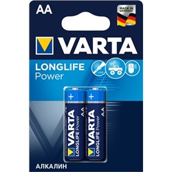 Батарейки Varta Longlife Power АА алкалиновые, 2шт