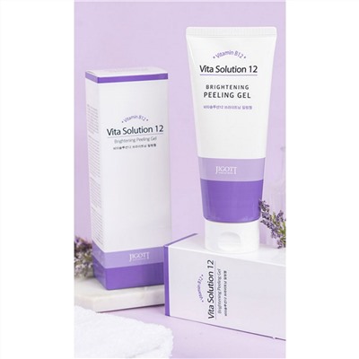 Осветляющий пилинг-гель для лица Vita Solution 12 Brightening Peeling Gel, Jigott 180 мл