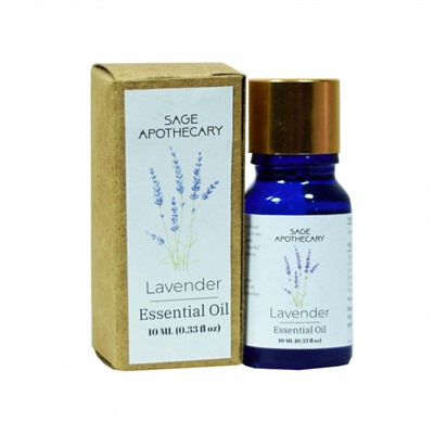 Эфирное масло Лаванды (10 мл), Lavender Essential Oil, произв. Sage Apothecary