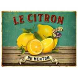 Подставки на пробке Лимоны Ментона  40х29 см (4шт)