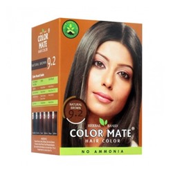 Color Mate Hair Color Natural Brown 9.2 no Ammonia (5pcs*15g) / Краска для Волос Цвет Натуральный Коричневый Тон 9.2 без Аммиака (5шт*15гр)