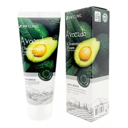 Пенка для умывания очищающая с авокадо CLINIC FOAM CLEANSING AVOCADO, 3W Clinic, 100 мл