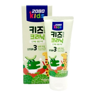 Зубная паста для детей с фруктовым вкусом, Kids Alparklinic 3 Step Toothpaste 6+, Dental Clinic 2080, 80 г