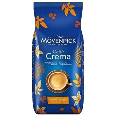 Кофе MOVENPICK CAFFE CREMA Зерно 1000 гр., 100% Арабика