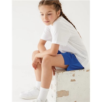 Unisex Pure Cotton Sports Shorts (2-16 Yrs)