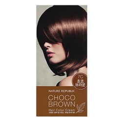 NATURE REPUBLIC Hair & Nature Hair Крем-краска для волос 7C Choco Brown