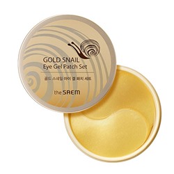 The Saem Gold Snail Гидро-гелевые патчи для глаз с фильтратом муцина улитки
