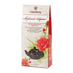 Чай Gutenberg чёрный ароматизированный "Любимой бабушке", 100 г