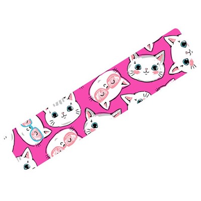 Кинезио тейп BBTape™ 5см × 5м котята розовый