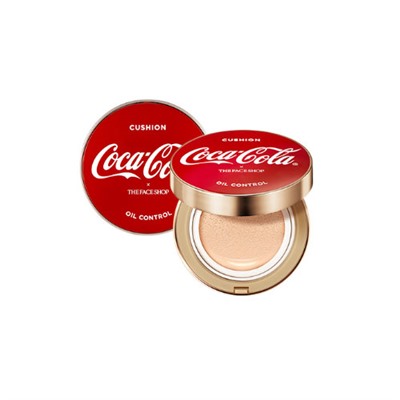 THE FACE SHOP Oil Control Water Cushion СС крем для жирной кожи SPF50+ PA+++ [Coca Cola]