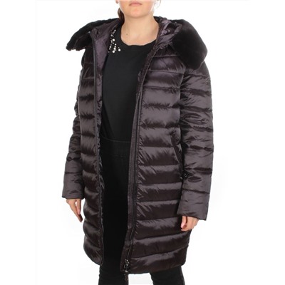 815 BLACK Пальто зимнее женское VISDEER (200 гр. тинсулейт) размер 46