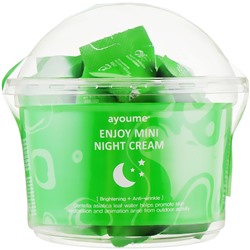 Крем для лица Enjoy Mini Night Cream, Ayoume (набор 30 шт.*3 г)