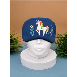 Маска для сна гелевая "Color Unicorn", blue