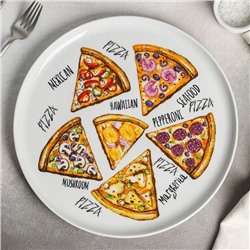 Блюдо для пиццы, фарфор, d=30 см, 5751373