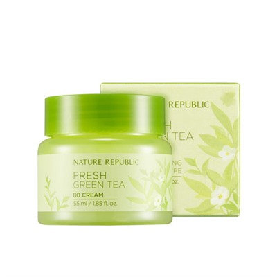 NATURE REPUBLIC Fresh Green Tea 80 Освежающий крем с экстрактом зеленого чая 80