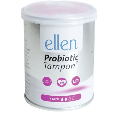 ellen (Эллен)Probiotic Tampon Тампон гигиенический mini, 14 шт.