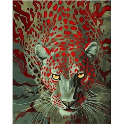 Картина по номерам 40х50 - Красный леопард