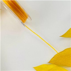 Радуга Самоцветов Резинка для браслетов желтая (10 метров)